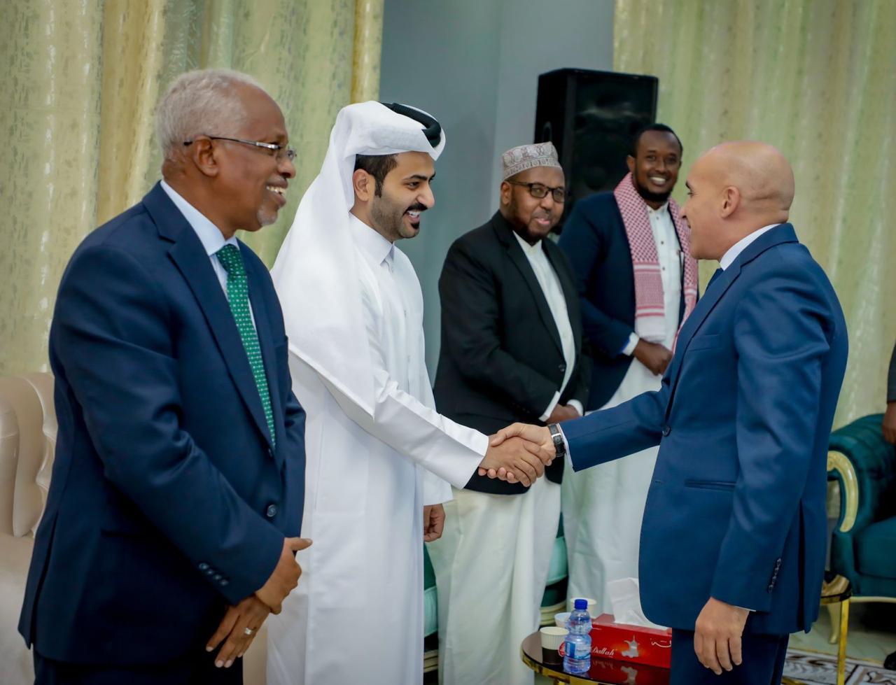 السيد محمد الشمري القائم بالأعمال بالإنابة بسفارة دولة قطر في الصومال ومشاركة في تدشين مجلس سفراء جامعة الدول العربية في الصومال