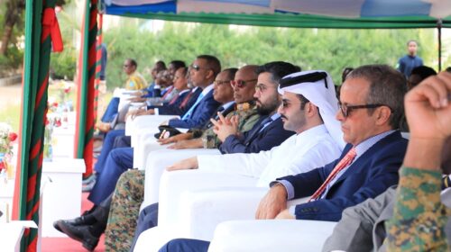 السيد محمد الشمري – قائم بالأعمال بالإنابة بسفارة دولة قطر في مقديشو – حفل تنصيب وزير الدفاع في حكومة جمهورية الصومال الفيدرالية